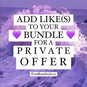 I GIVE PRIVATE OFFERS 💜